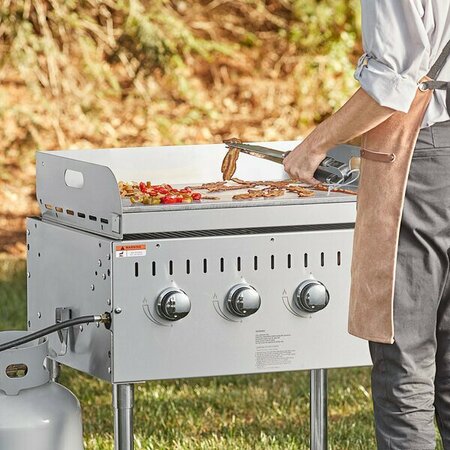 BACKYARD PRO LPG30 30in Stainless Steel Liquid Propane Outdoor Grill with Griddle 554LPGGP30KIT